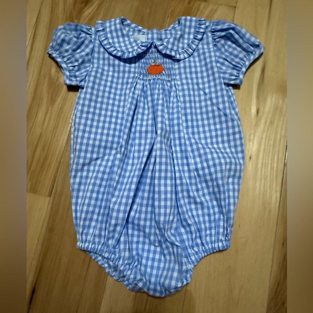 James and Lottie Blue Gingham Bubble